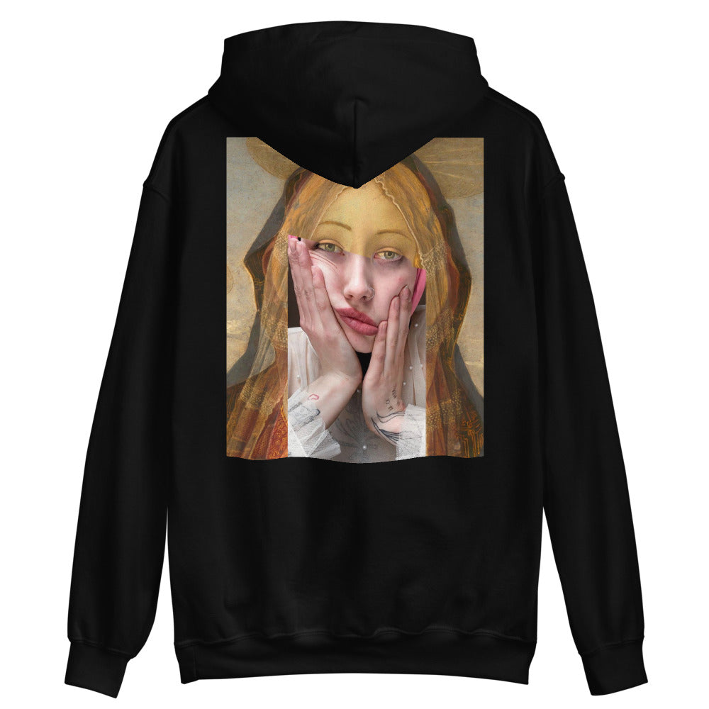 The Virgin and Child with Saint John and an Angel Unisex Hoodie