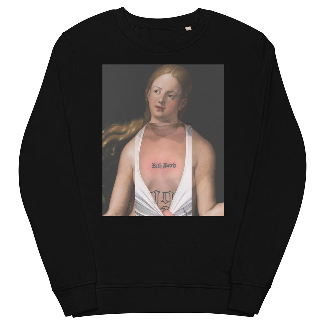 Rich Bitch Unisex organic sweatshirt